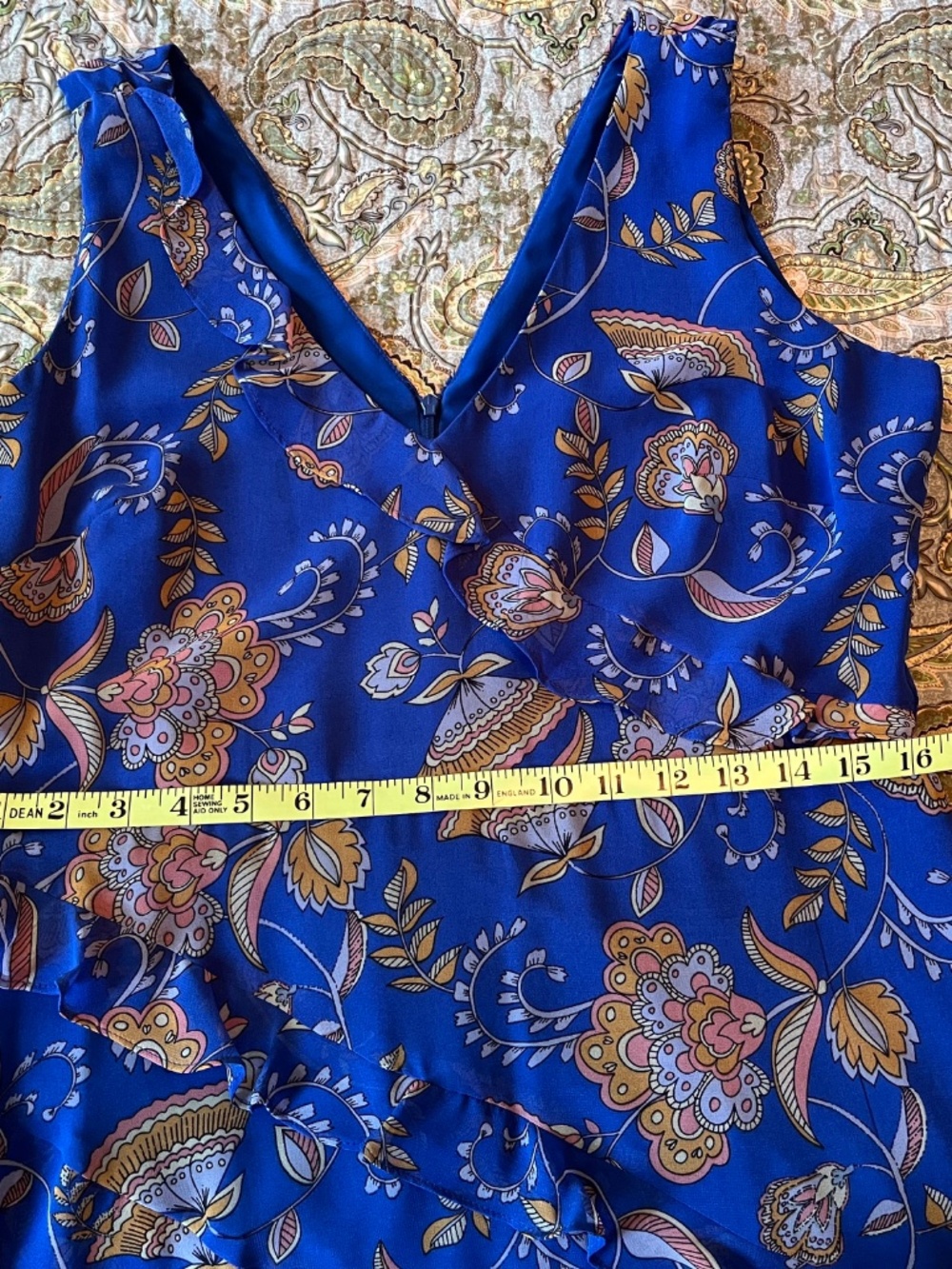 Beautiful Cobalt Blue Dress by Taylor - Picture 2 of 11
